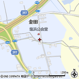 岡山県岡山市東区金田456周辺の地図