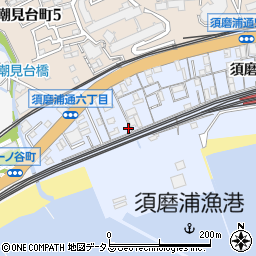 リバージュ須磨浦周辺の地図