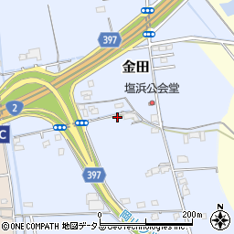 岡山県岡山市東区金田558周辺の地図