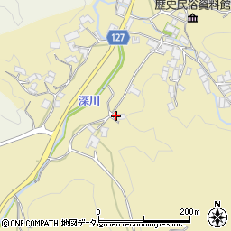 奈良県奈良市上深川町600周辺の地図
