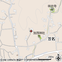静岡県牧之原市笠名326周辺の地図