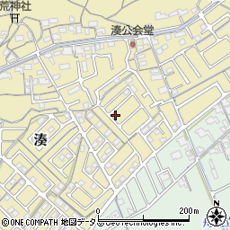 岡山県岡山市中区湊163周辺の地図