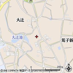 愛知県田原市西神戸町大辻194周辺の地図