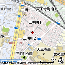 総合クリーニング工場奈良屋周辺の地図