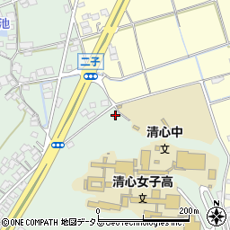 岡山県倉敷市二子1307周辺の地図