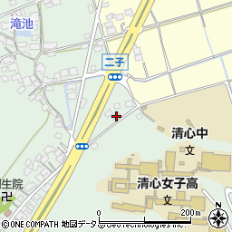 岡山県倉敷市二子1344周辺の地図