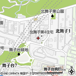 兵庫県神戸市垂水区北舞子周辺の地図