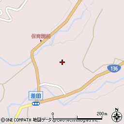 静岡県賀茂郡南伊豆町差田周辺の地図