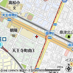 ロイヤルシティ阿倍野周辺の地図