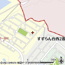 三重県名張市すずらん台西１番町67周辺の地図