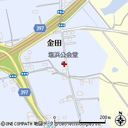 岡山県岡山市東区金田455周辺の地図