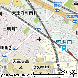 大阪の味本舗周辺の地図