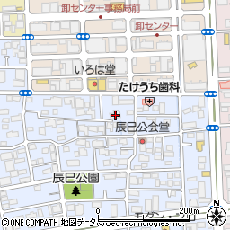 岡山県岡山市北区辰巳272周辺の地図