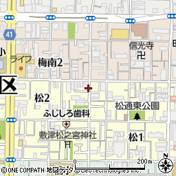 井戸西歯科医院周辺の地図