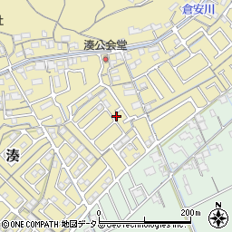 岡山県岡山市中区湊166周辺の地図
