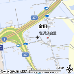 岡山県岡山市東区金田466周辺の地図