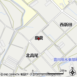 愛知県田原市南神戸町鷹糞周辺の地図