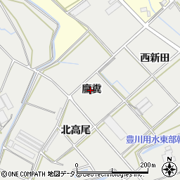 愛知県田原市南神戸町（鷹糞）周辺の地図