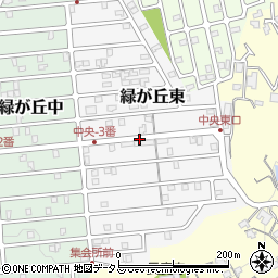 三重県名張市緑が丘東周辺の地図