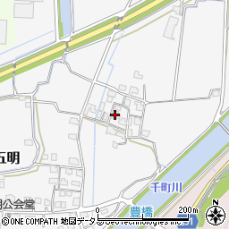 岡山県岡山市東区西大寺五明52周辺の地図