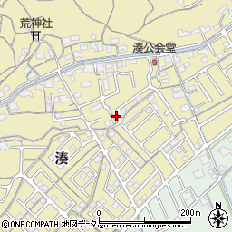 岡山県岡山市中区湊174-1周辺の地図