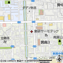 青田印刷営業部周辺の地図