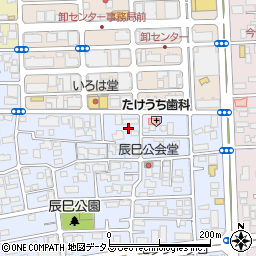 岡山県岡山市北区辰巳276周辺の地図