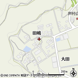 愛知県田原市芦町田嶋周辺の地図