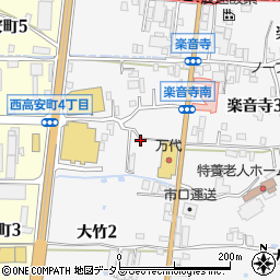大阪府八尾市楽音寺1丁目149周辺の地図