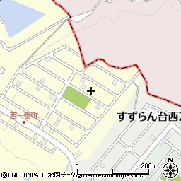 三重県名張市すずらん台西１番町71周辺の地図