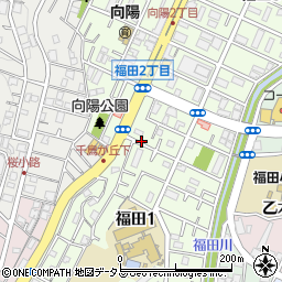 リパーク神戸垂水福田２丁目駐車場周辺の地図