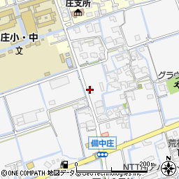 華麺周辺の地図