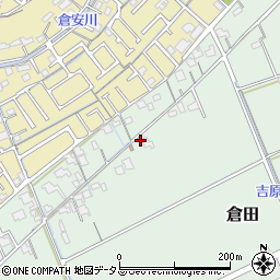 岡山県岡山市中区倉田111周辺の地図