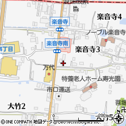 吉乃荘周辺の地図