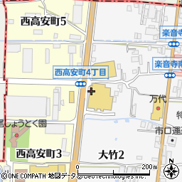 大阪府八尾市楽音寺1丁目169周辺の地図