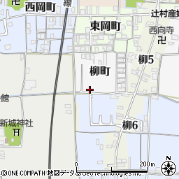 奈良県大和郡山市柳町240周辺の地図
