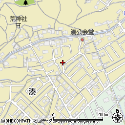 岡山県岡山市中区湊174-3周辺の地図