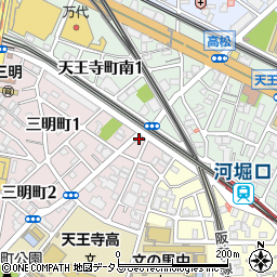 三明ハイツ周辺の地図