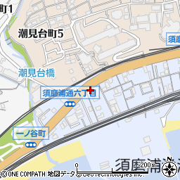 リパーク神戸須磨浦通６丁目駐車場周辺の地図