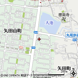 奈良県大和郡山市矢田山町37-11周辺の地図