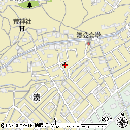 岡山県岡山市中区湊172周辺の地図