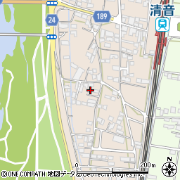 岡山県総社市清音上中島363周辺の地図