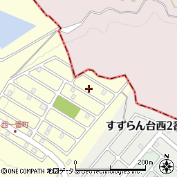 三重県名張市すずらん台西１番町32周辺の地図