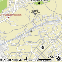 岡山県岡山市中区湊14周辺の地図