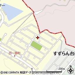 三重県名張市すずらん台西１番町55周辺の地図
