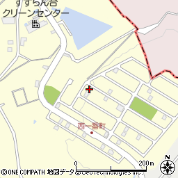 三重県名張市すずらん台西１番町110周辺の地図