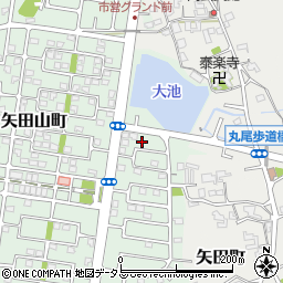 奈良県大和郡山市矢田山町37周辺の地図