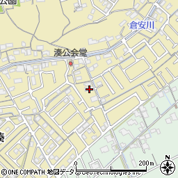 岡山県岡山市中区湊168周辺の地図