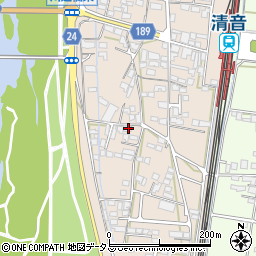 岡山県総社市清音上中島364周辺の地図