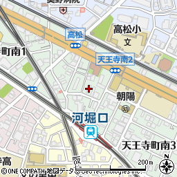 株式会社河堀口モータープール周辺の地図